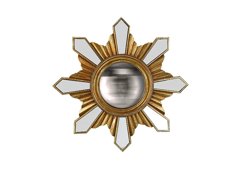 Miroir soleil rond convexe 35cm