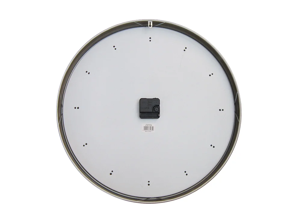 Horloge blanche et dorée 50cm