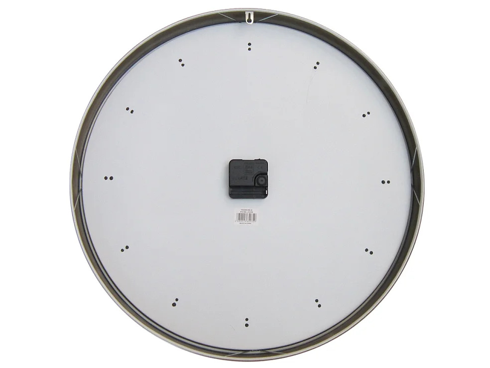 Horloge blanche et dorée 50cm