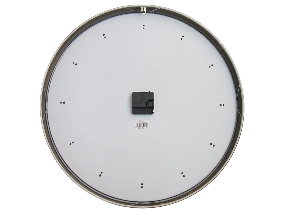 Horloge blanche et dorée 50cm