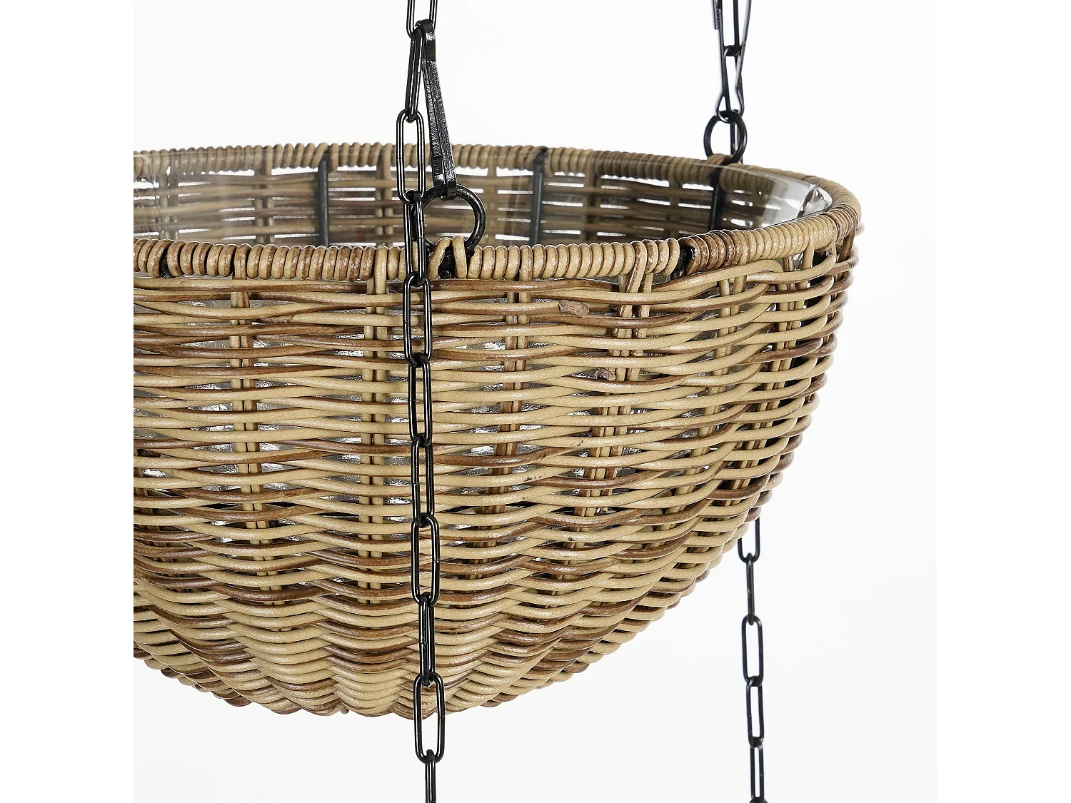 Plantenmand buiten van pe (polyethyleen) - 110 x Ø30 - Bruin - LUSO