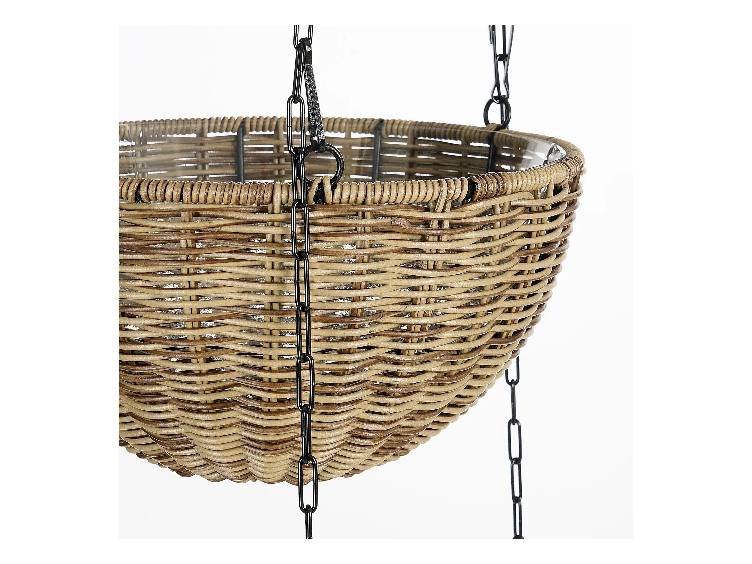 Panier a plantes d'exterieur en pe (polyéthylène) - 110 x Ø30 - Marron - LUSO