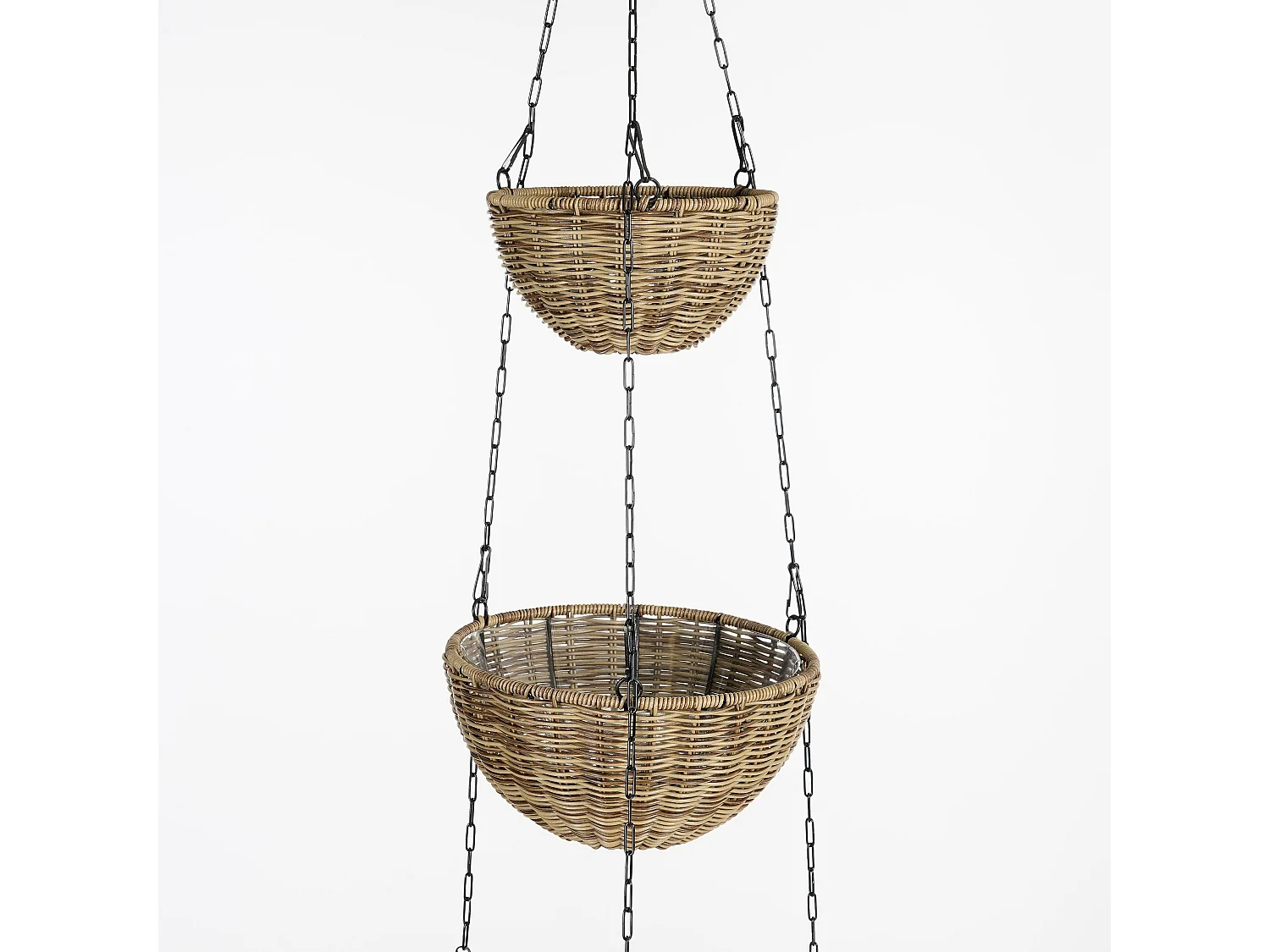 Plantenmand buiten van pe (polyethyleen) - 110 x Ø30 - Bruin - LUSO