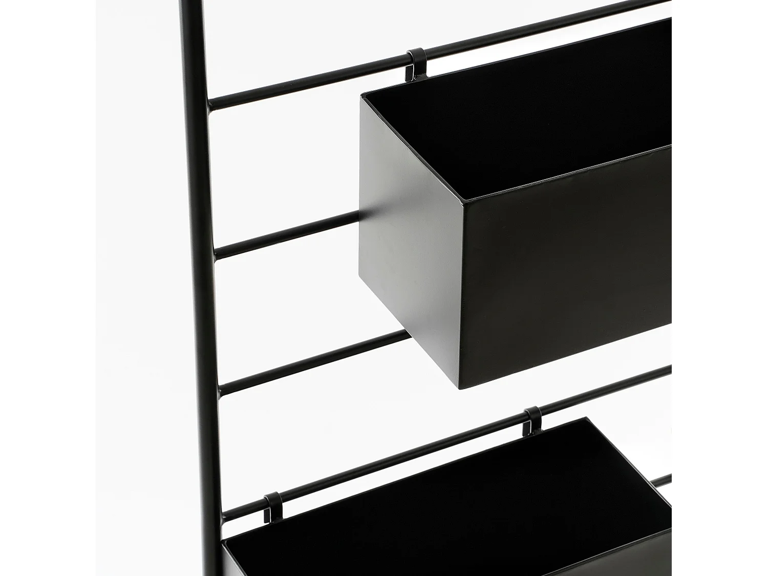 Porta piante in  - 54 x 20 x 160 - Nero - DANI