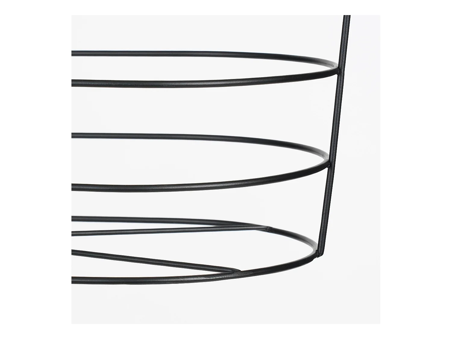 Panier a plantes d'exterieur en métal - 42,5 x 21 x 76 - Noir - CALLEE