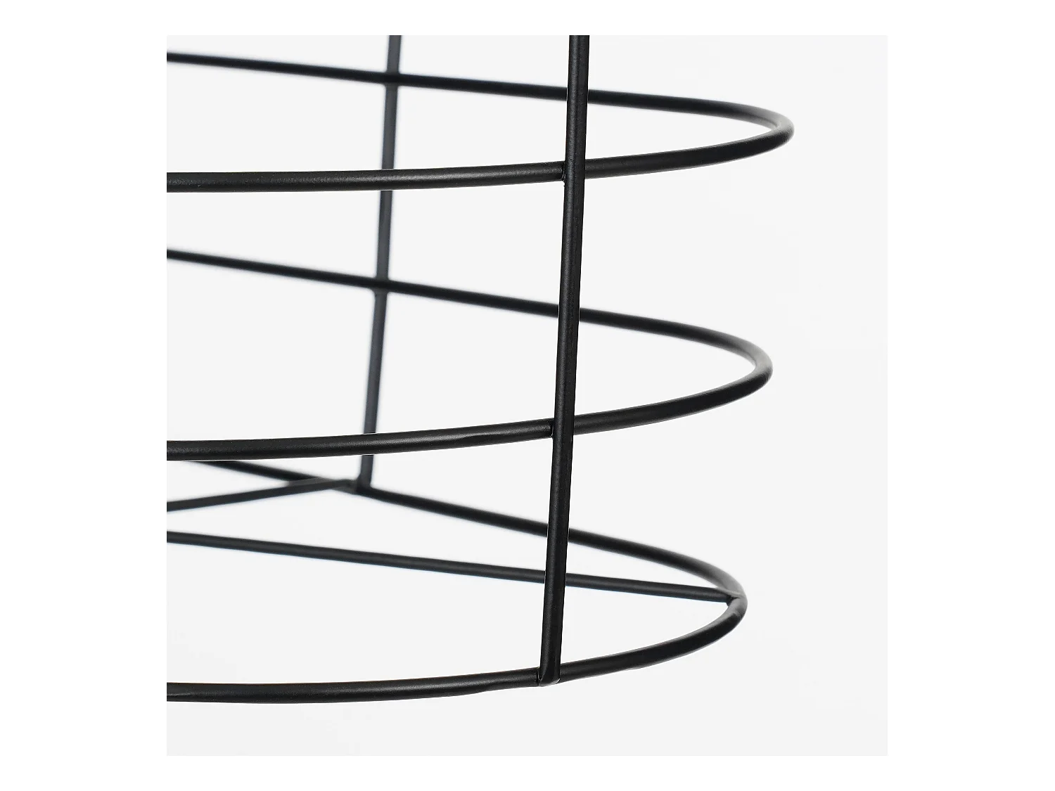 Panier a plantes d'exterieur en métal - 42,5 x 21 x 76 - Noir - CALLEE