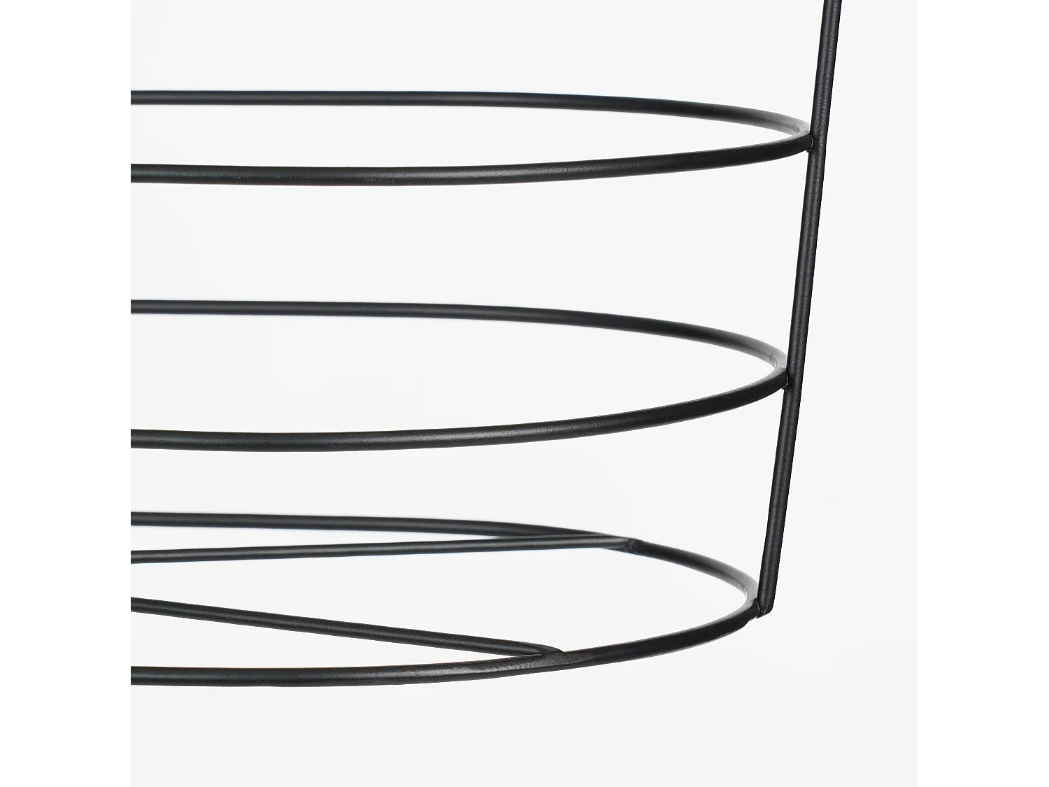 Plantenmand buiten van ijzer - 42,5 x 21 x 76 - Zwart - CALLEE