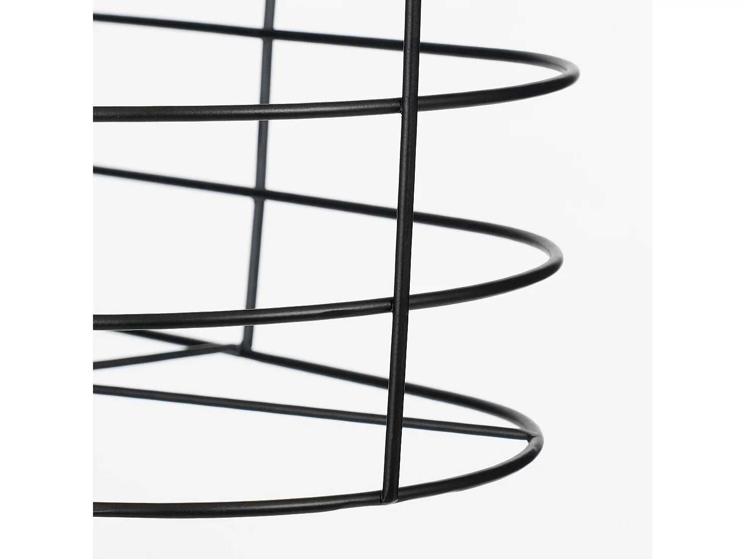 Plantenmand buiten van ijzer - 42,5 x 21 x 76 - Zwart - CALLEE