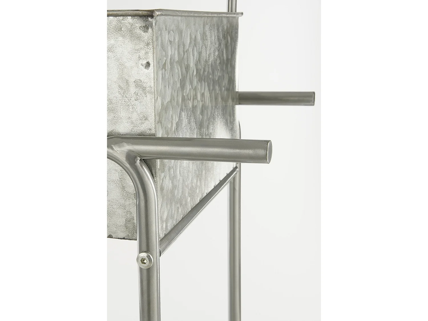 Anzuchttisch aus Metall - 77 x 38 x 119 - Grau - KEN