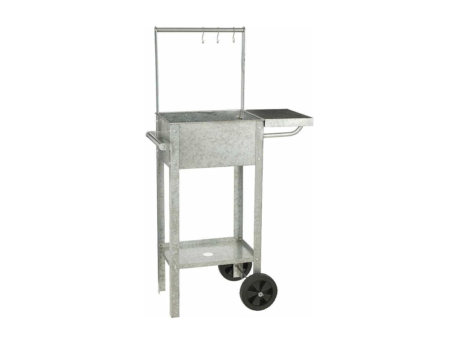 Table de culture en métal - 70 x 38 x 127 - Gris - KEN
