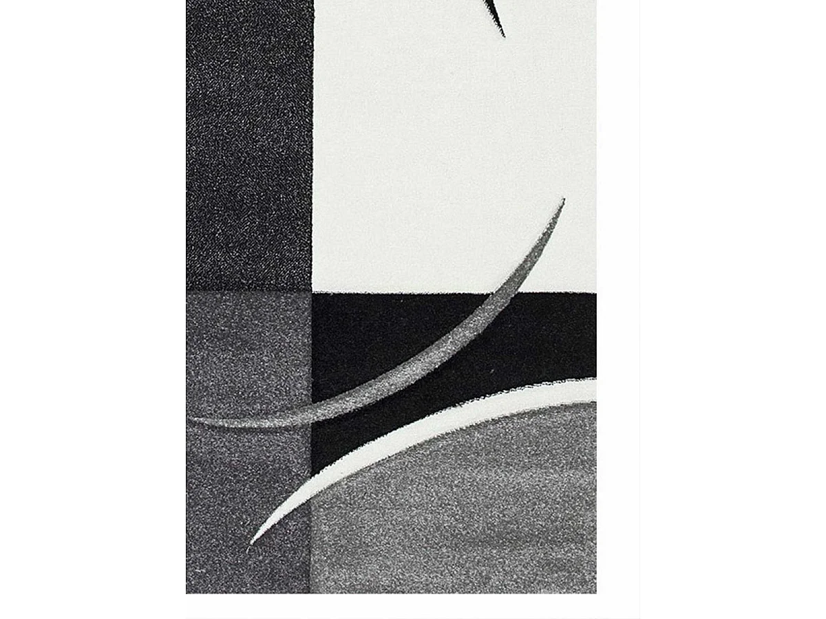 Tappeto per soggiorno e camera da letto in tessuto con motivi geometrici ABSTRATA