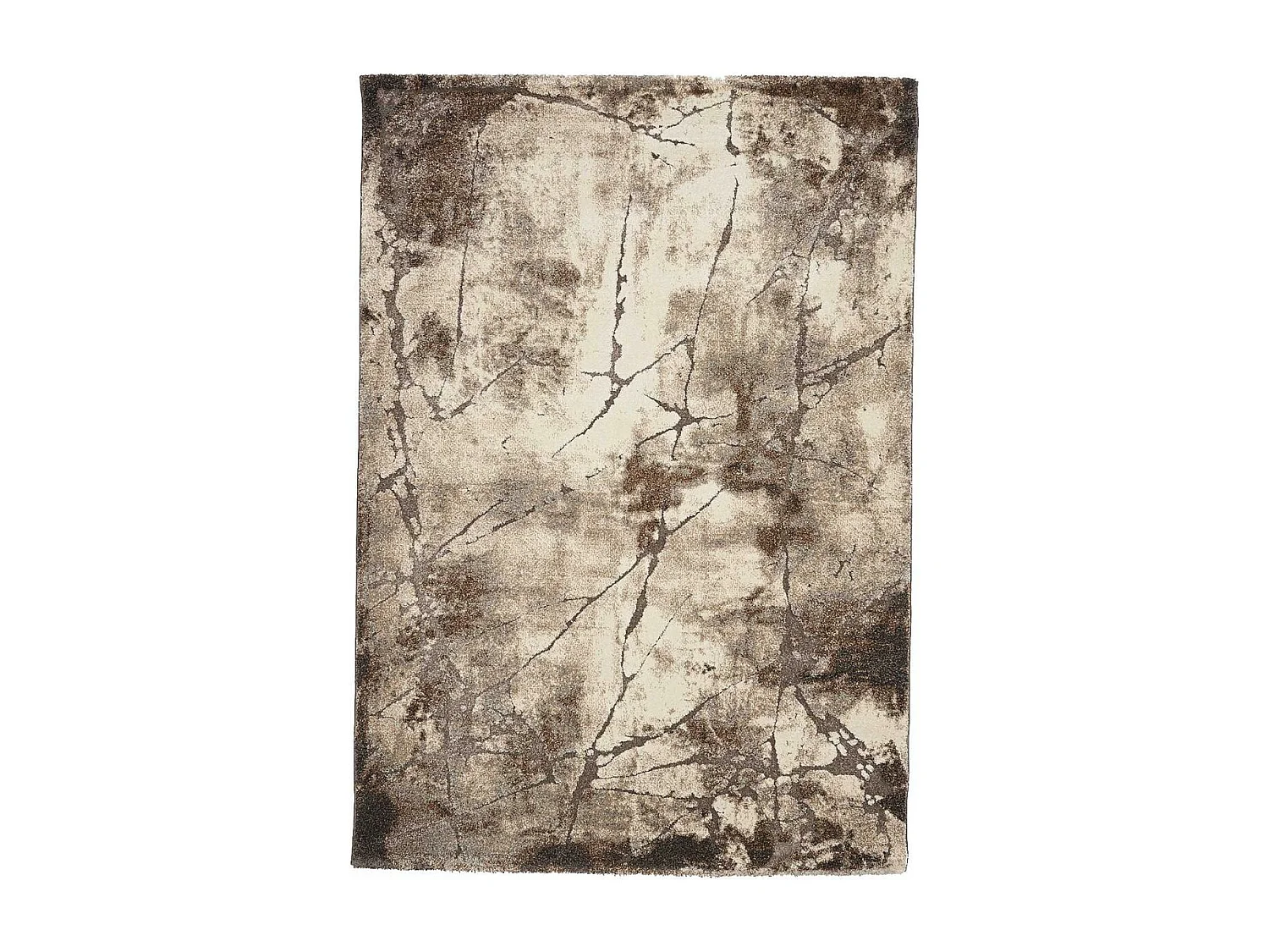 tapis chambre 80x150 tissé gris rectangle motif abstrait TERSORE