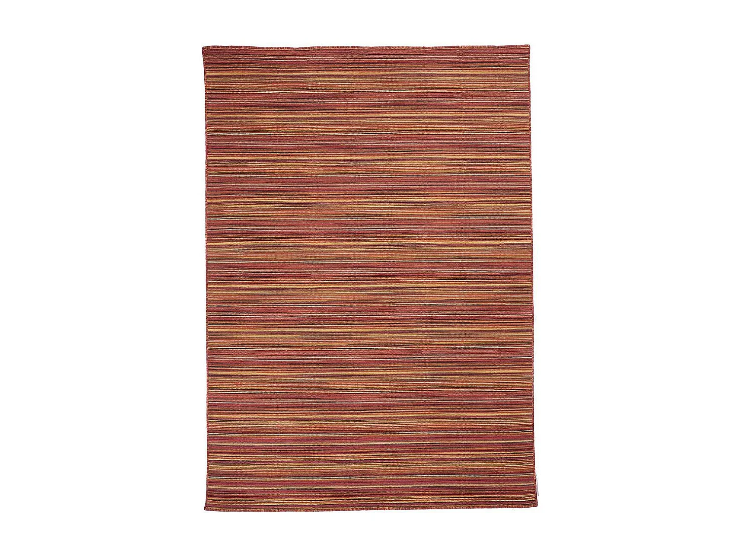 tapis chambre 80x140 fait à la main en laine rouge rectangle motif géométrique