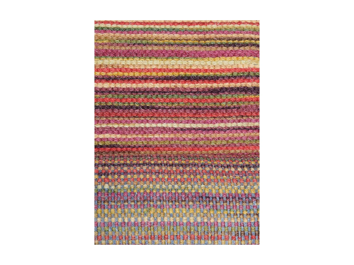 tapis chambre 80x140 fait à la main en laine rouge rectangle motif géométrique