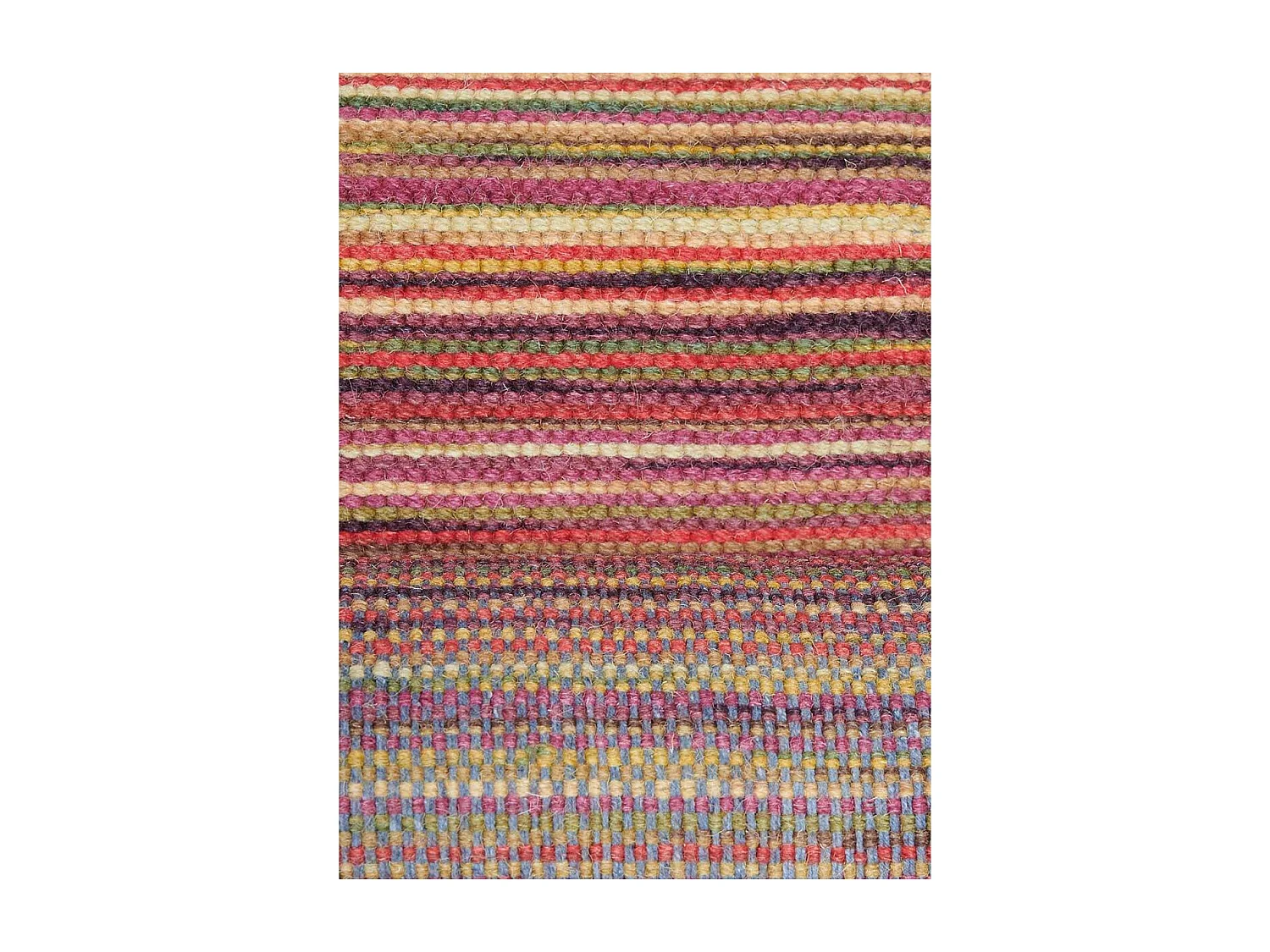 tapis chambre 80x140 fait à la main en laine rouge rectangle motif géométrique