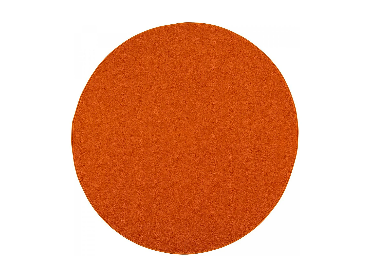 tapis couloir 80x200 tissé orange rectangle motif uni NOSSA