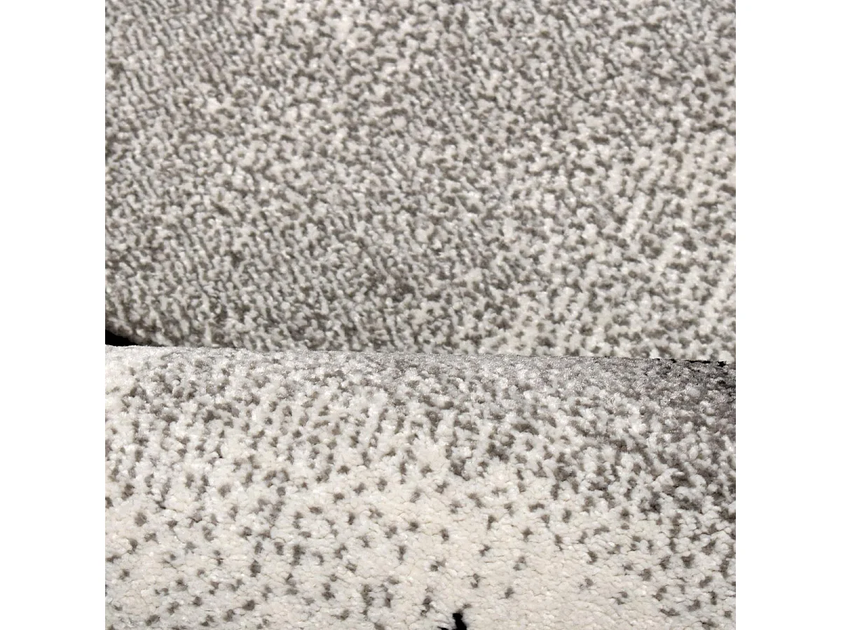 tapis salle à manger 200x290 tissé turquoise rectangle motif géométrique LYN8 ULTIMA