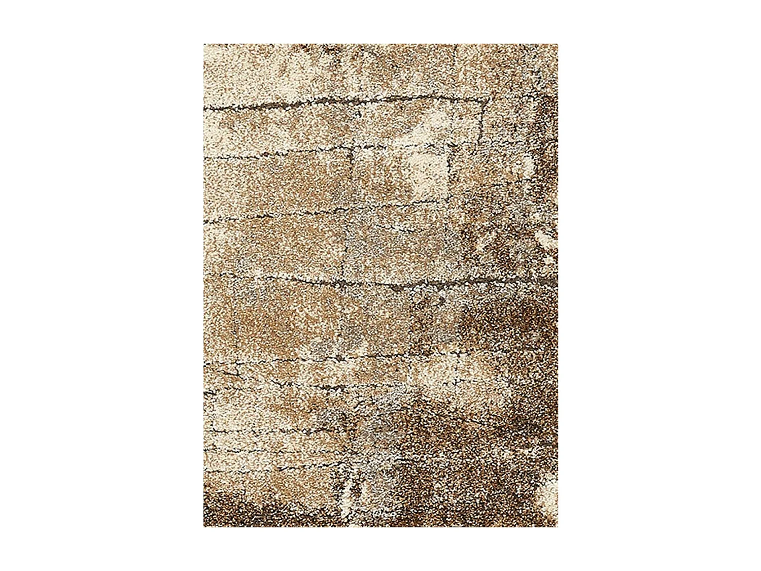 tapis chambre 80x150 tissé gris rectangle motif faux uni NATACT