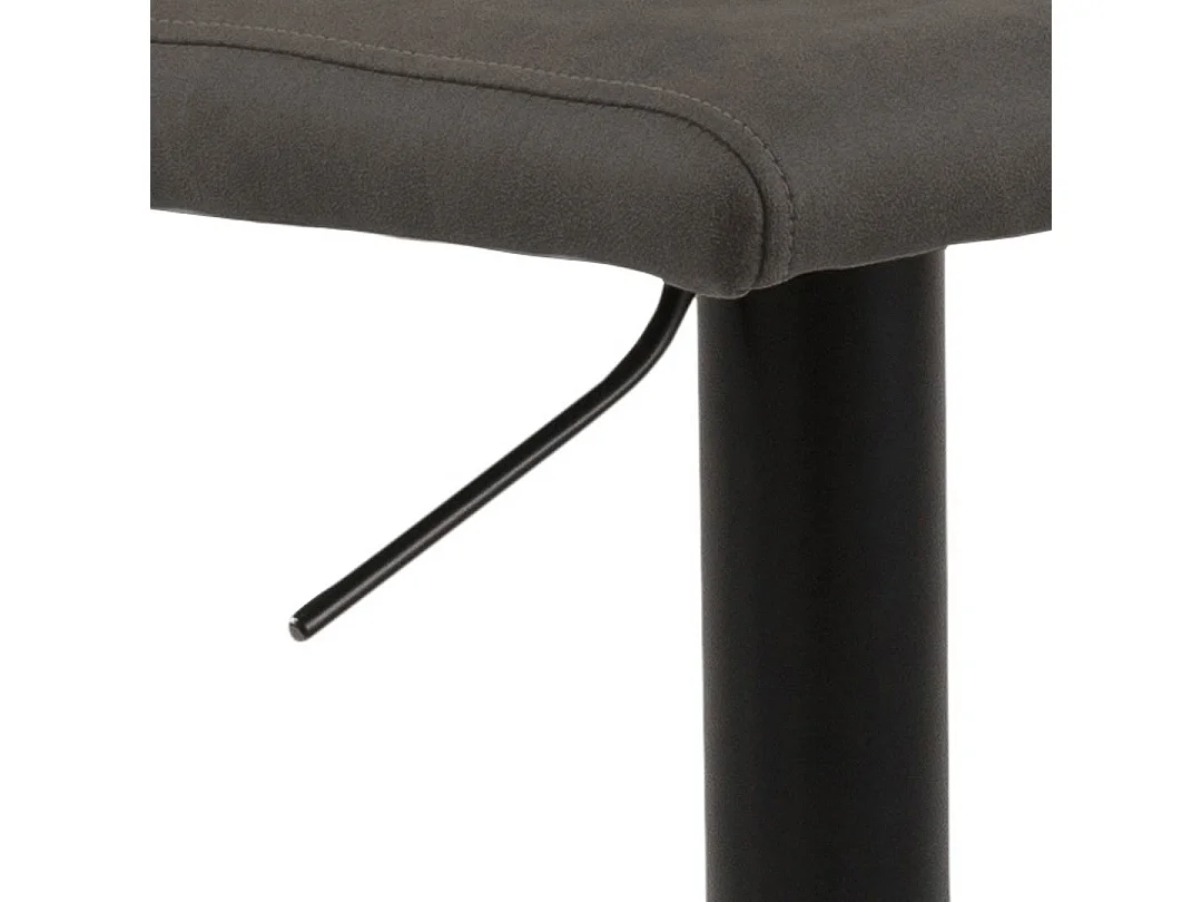 Avanja tabouret de bar fonction pivotante, cartouche de gaz gris.