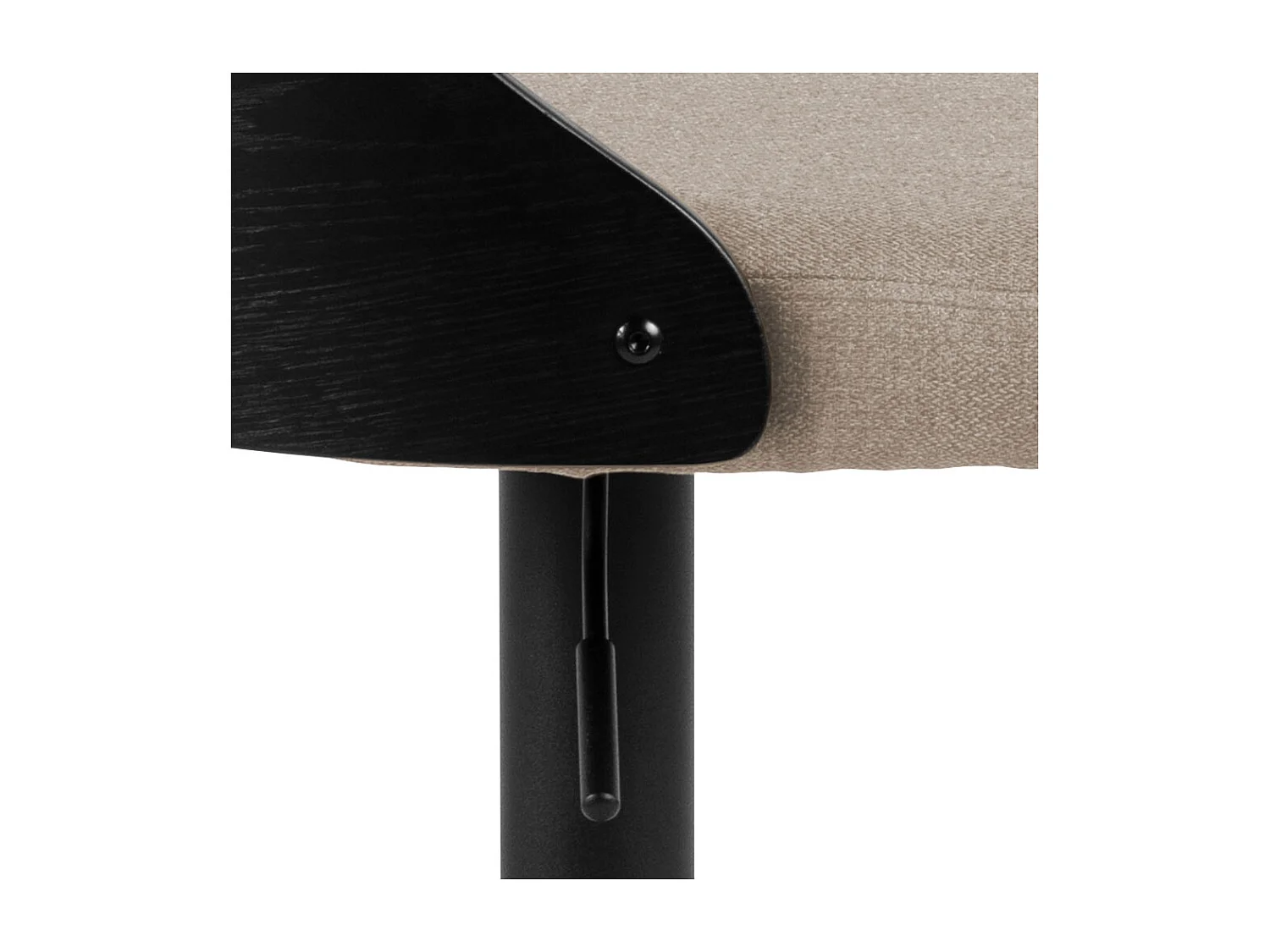 Lucy Barhocker Stoff braun.