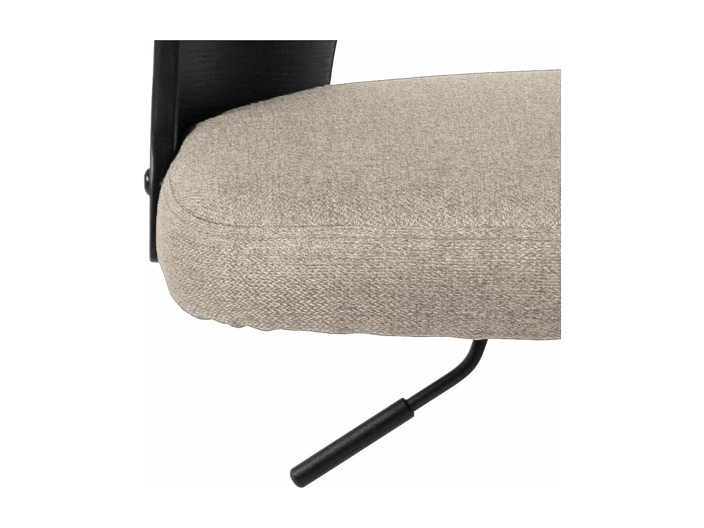 Lucy Barhocker Stoff braun.