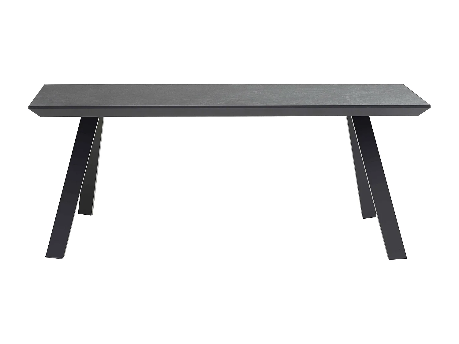 Table de terrasse rectangulaire grise