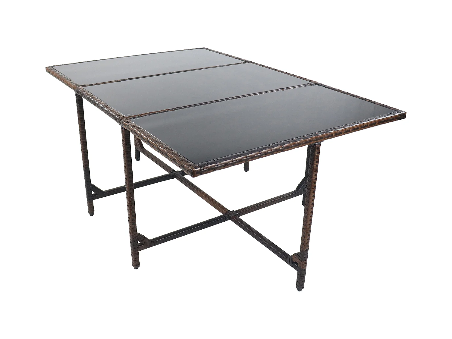 Garden table Raloso Brown H. 74 x W. 170 x D. 110 cm
