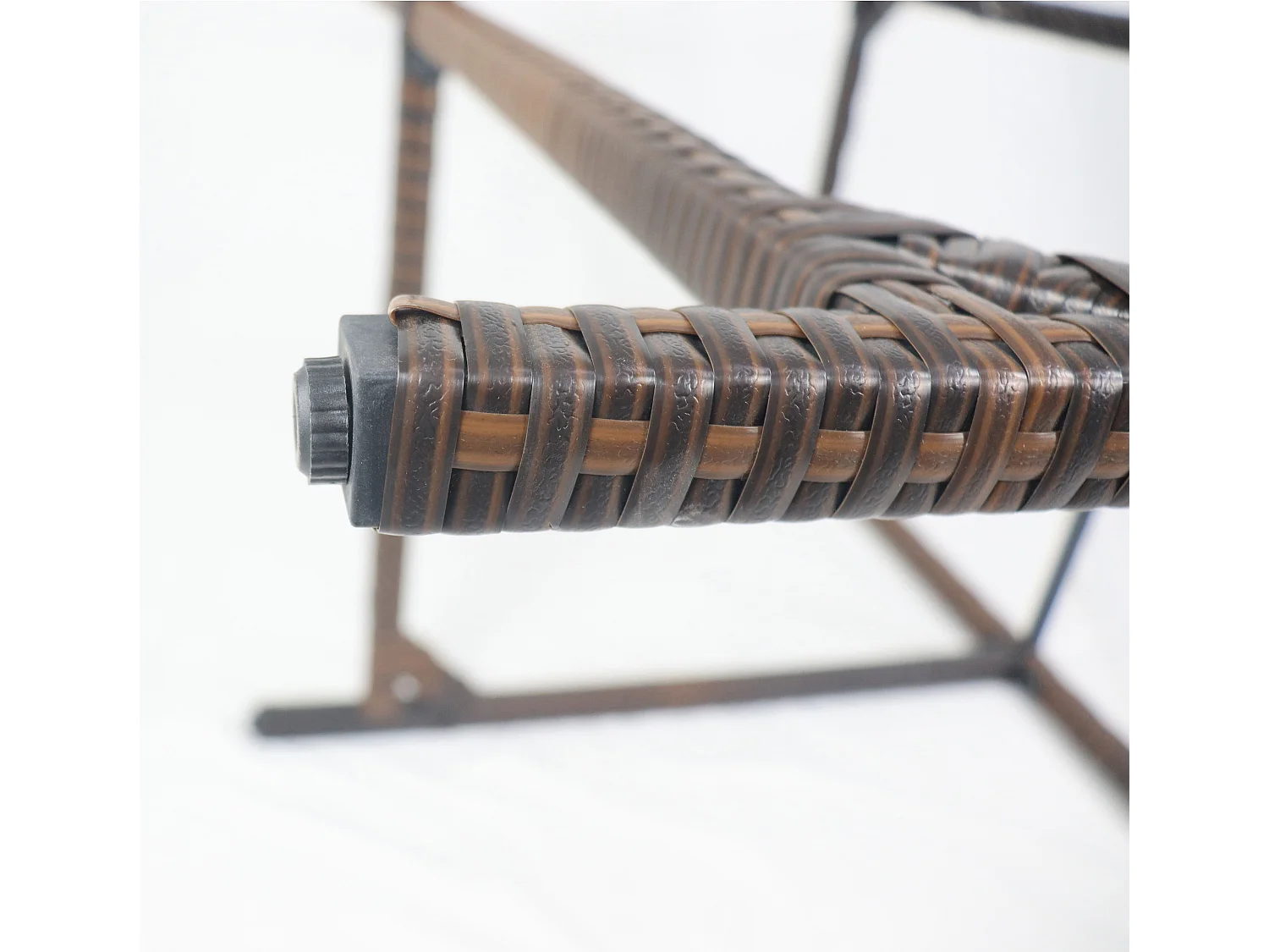 Mesa de jardim VCM | Mesa de Rattan | Dimensões aprox. A. 74 x L. 170 x P. 110 cm | Mesa Jardim | Mobiliário Jardim – Raloso 170x110 (Castanho)