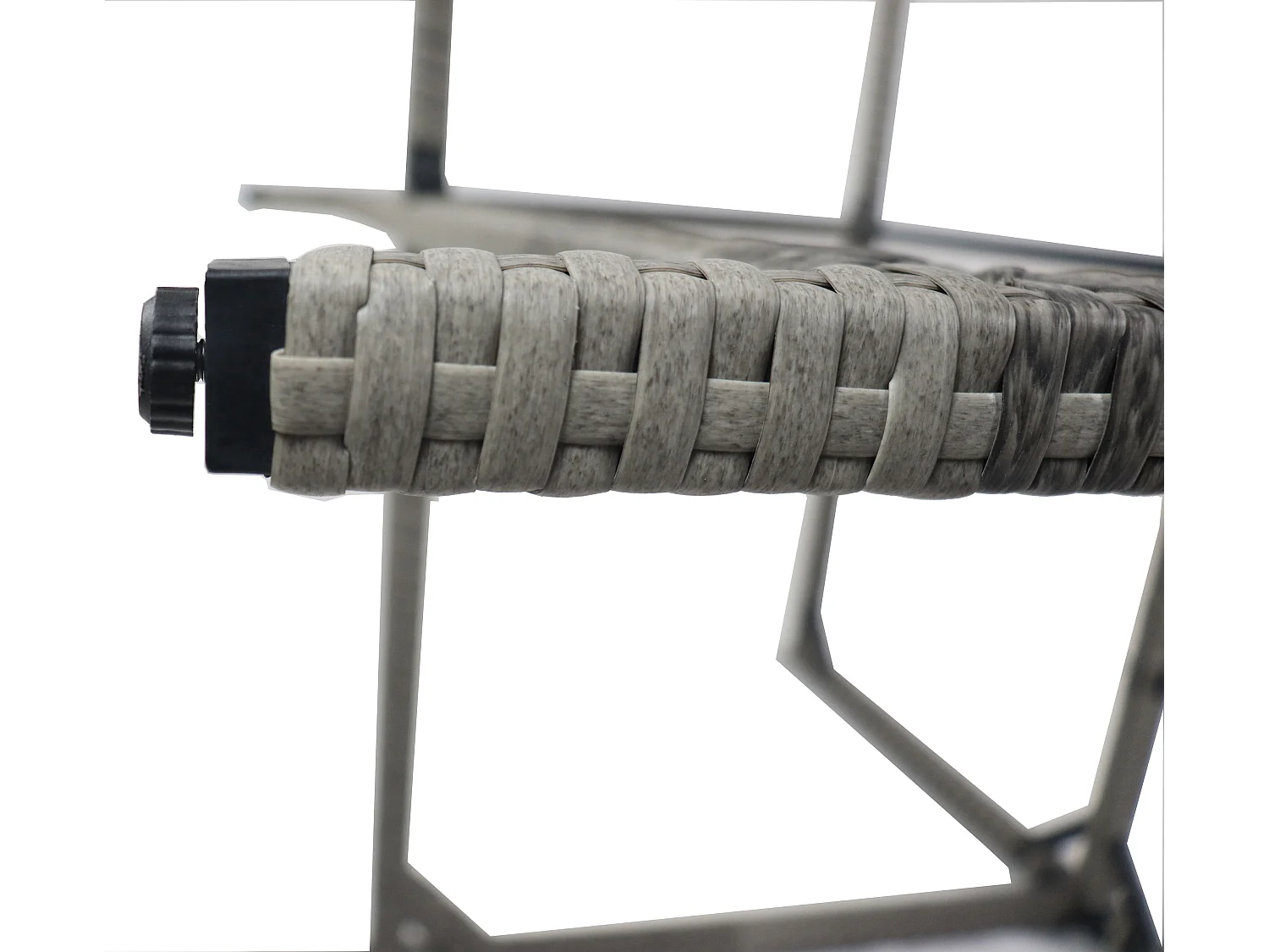 Mesa de jardim VCM | Mesa de Rattan | Dimensões aprox. A. 74 x L. 170 x P. 110 cm | Mesa Jardim | Mobiliário Jardim – Raloso 170x110 (Cinza)