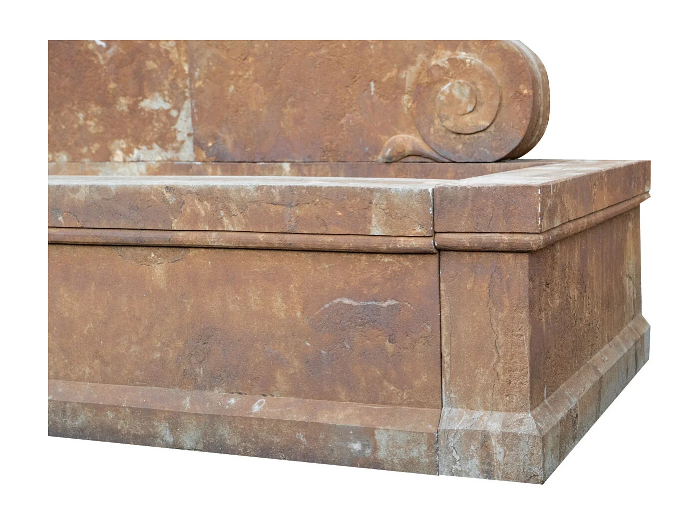 Biscottini Grande Fontaine de Jardin 232x189 cm | Grande fontaine murale en pierre | Fontaine mural