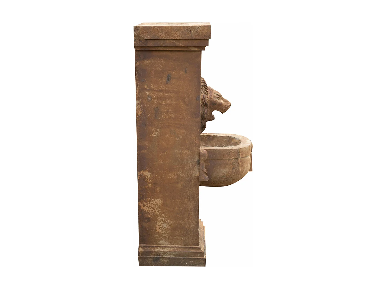 BISCOTTINI Fontaine - Mur en Pierre - Décorative - Fontaine de Jardin - Extérieur - Fontaine Murale - Décoration Murale - Décoration de Jardin - 40x59x125cm