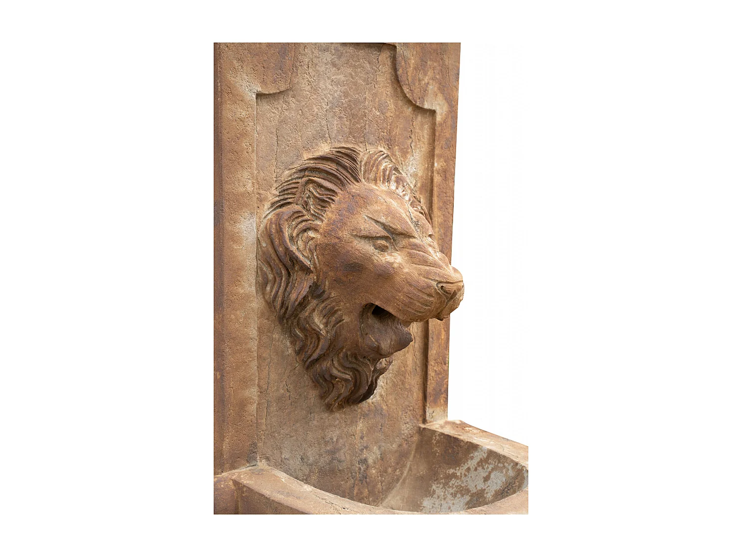 BISCOTTINI Fontaine - Mur en Pierre - Décorative - Fontaine de Jardin - Extérieur - Fontaine Murale - Décoration Murale - Décoration de Jardin - 40x59x125cm