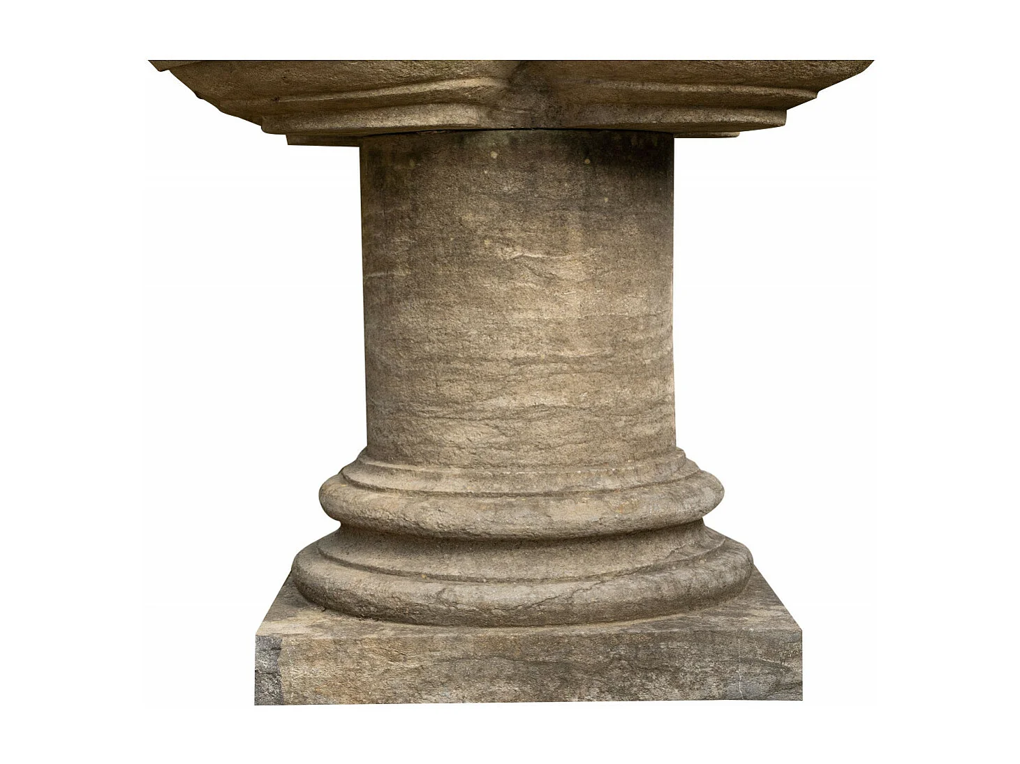 Fontaine avec 8 bassins en pierre naturelle - Grande décoration de jardin - Fontaine d'extérieur - L90xPR90xH160 cm