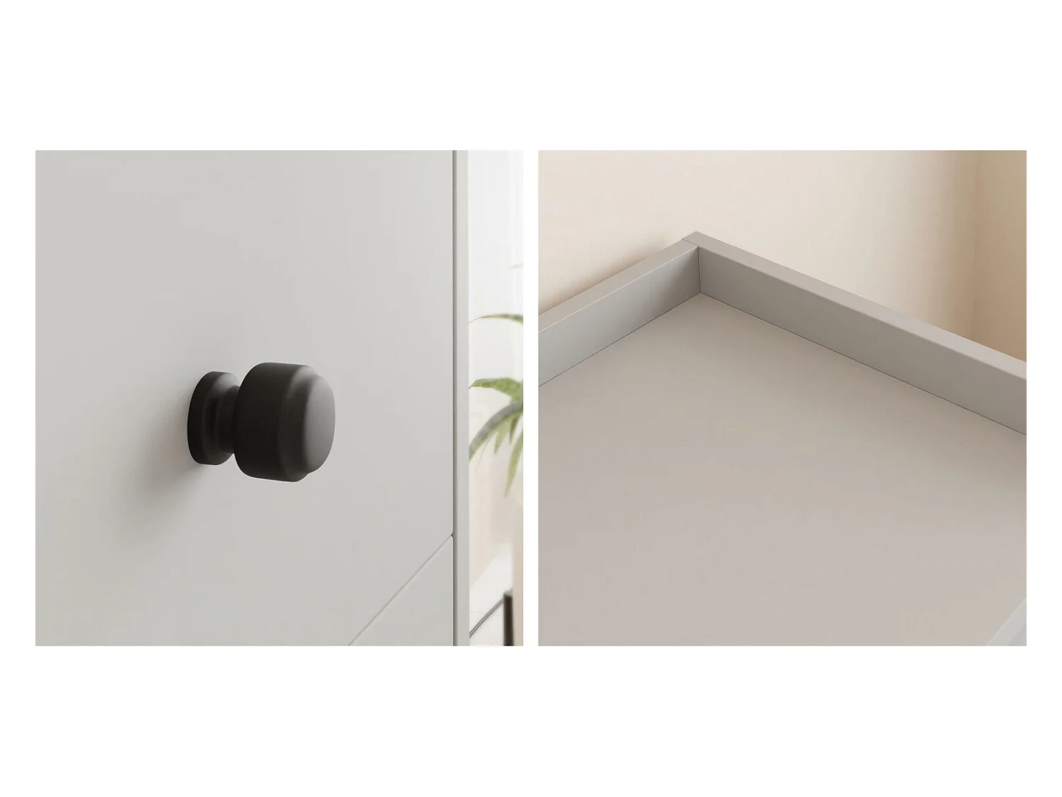 Mobile porta TV Comfivo Etmore 104, Bianco, 140x55x40cm