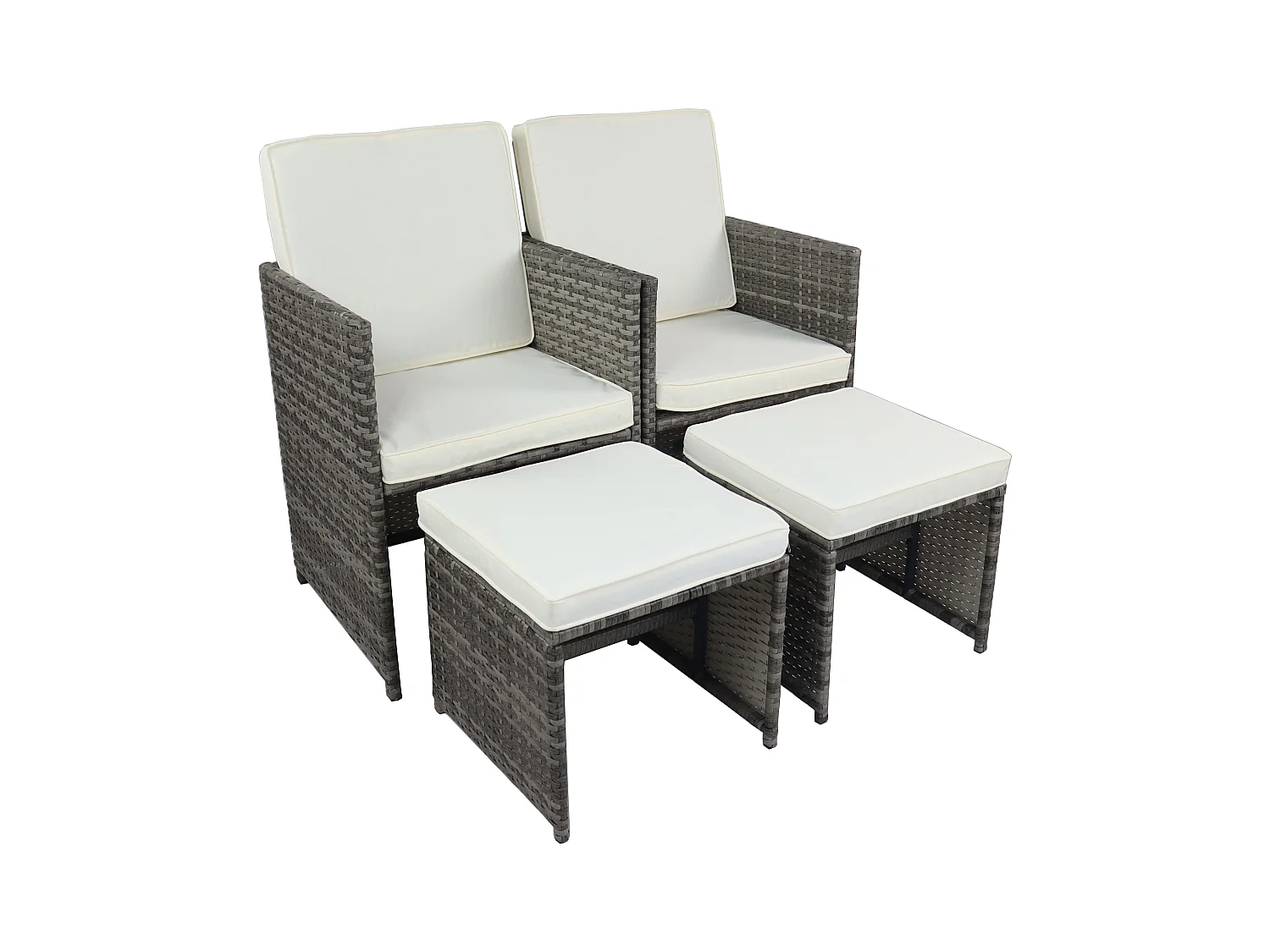 Garden chair Raloso Gray H. 84 x W. 53 x D. 53 cm