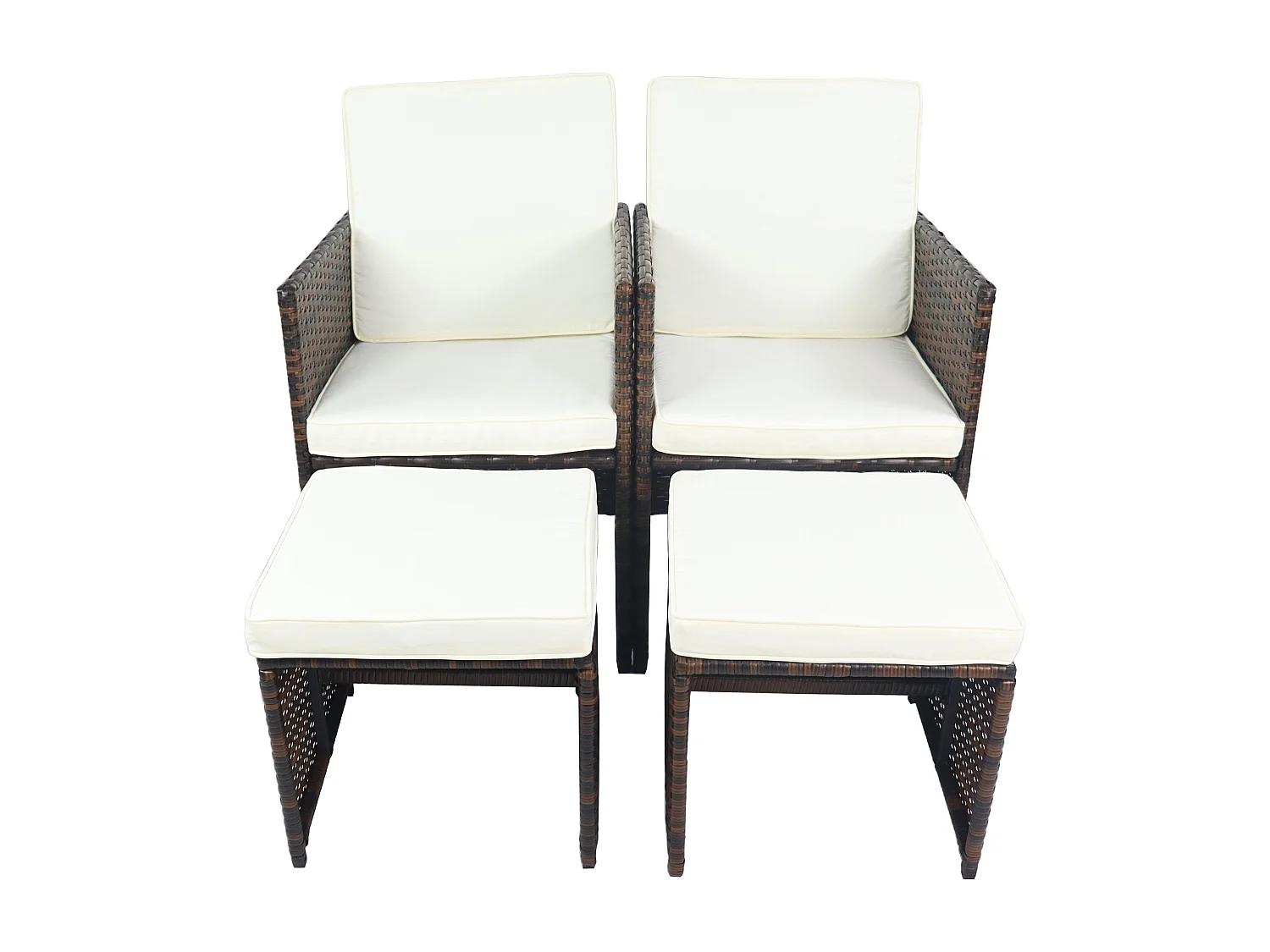 Garden chair Raloso Brown H. 84 x W. 53 x D. 53 cm