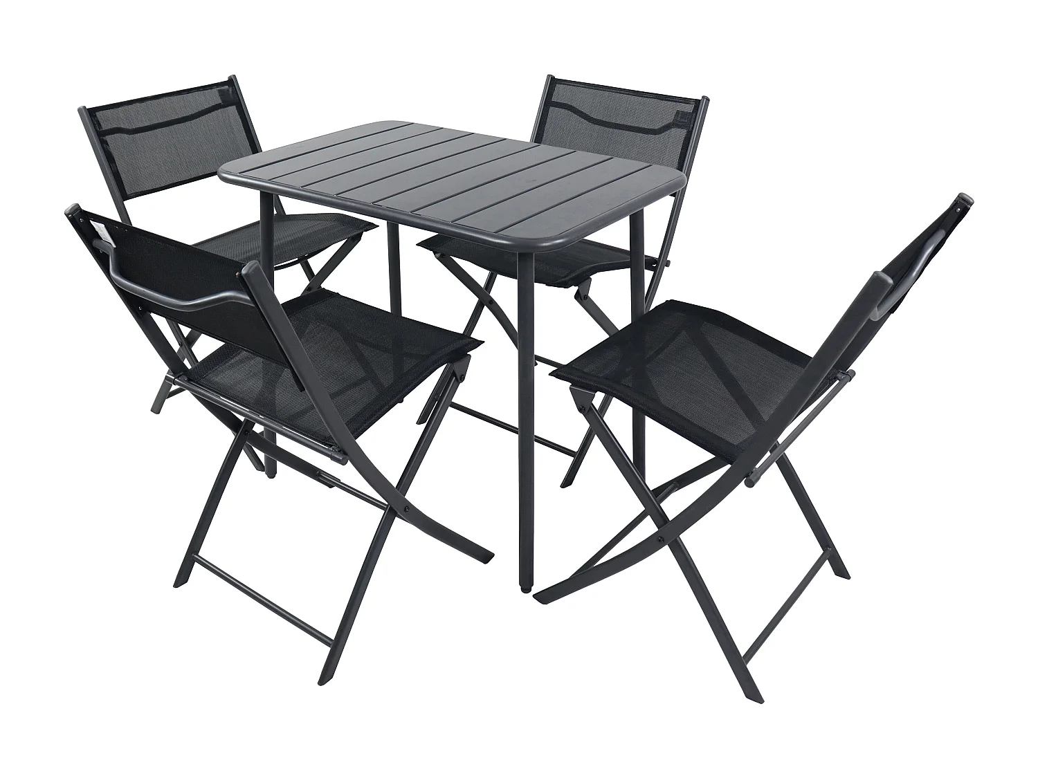 5 pz Bistroset Balcone Set Giardino Sumila