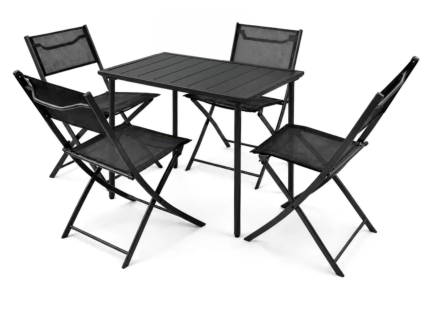 5 tlg. Bistroset Balkonset Gartenset Sumila 80x55