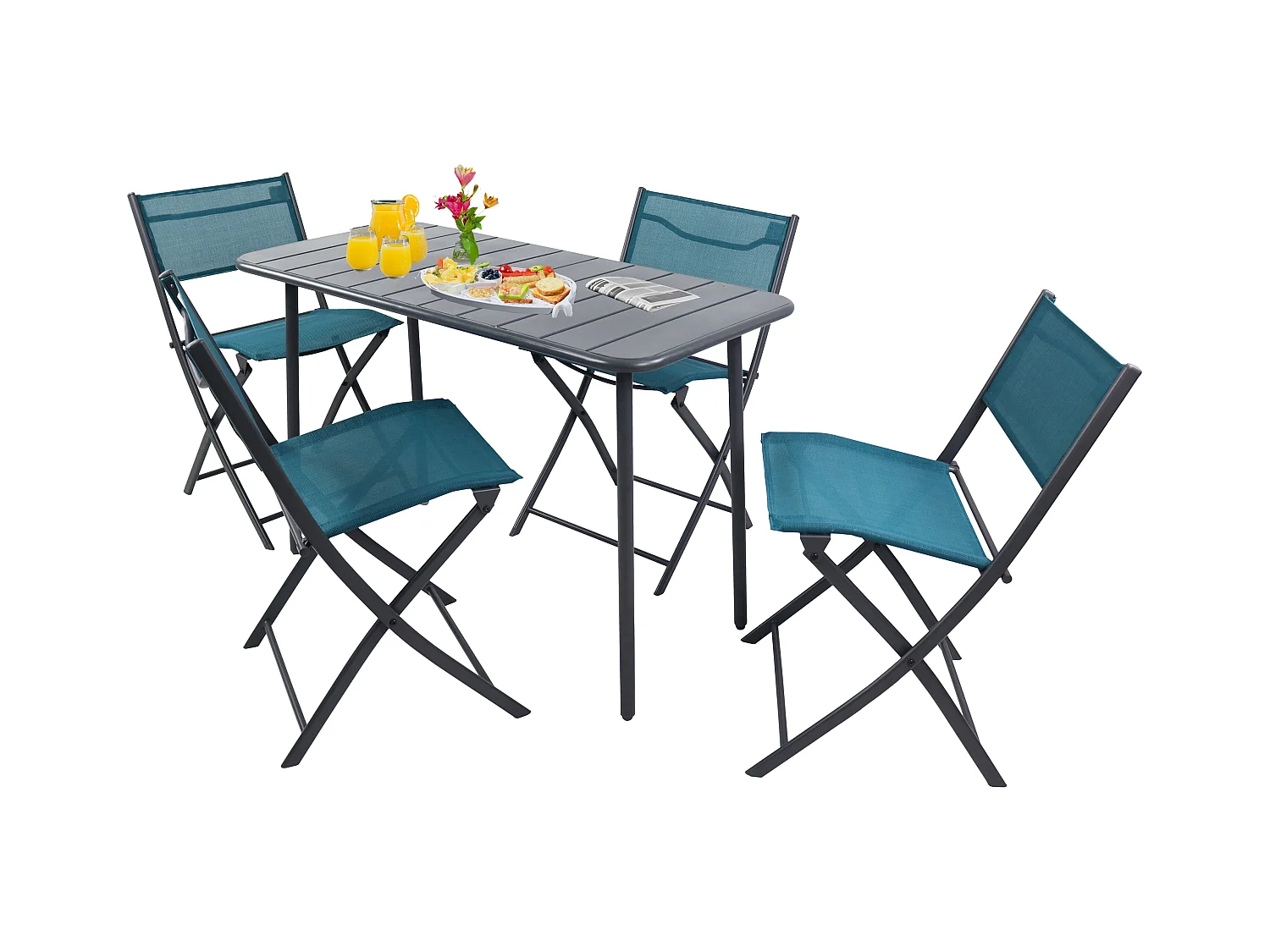 Garden furniture set Sumila Turquoise 0