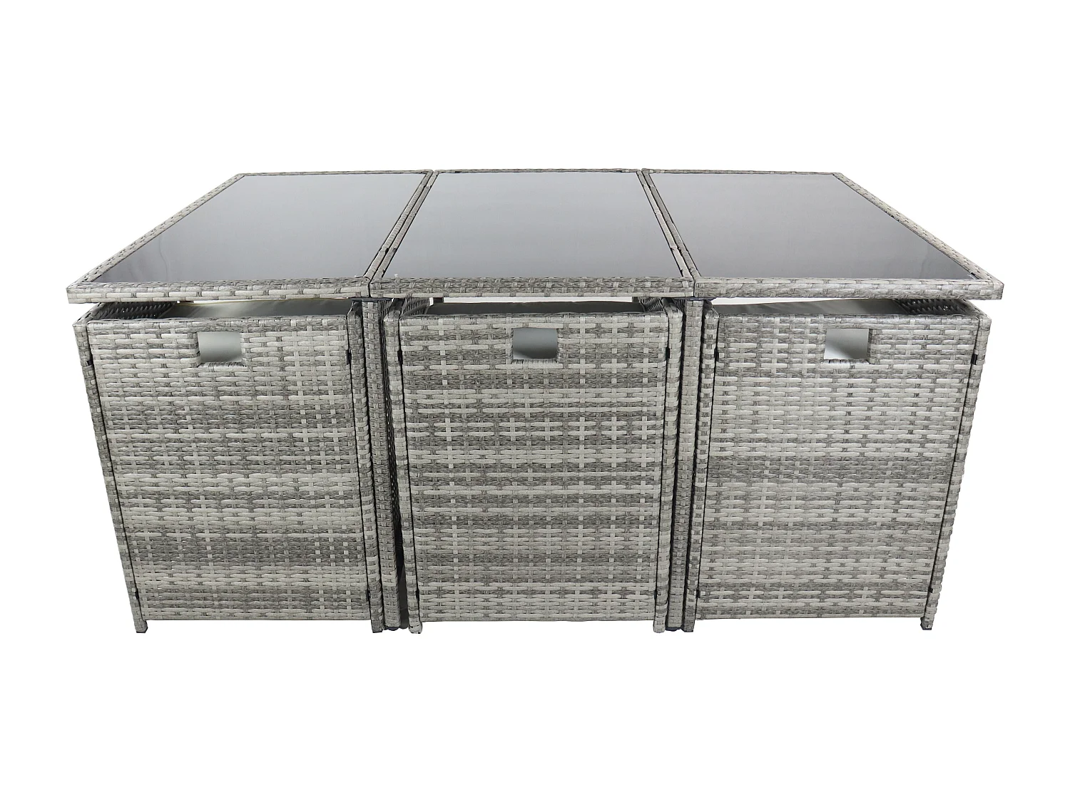 Garden furniture set Raloso Gray H. 74 x W. 170 x D. 110 cm