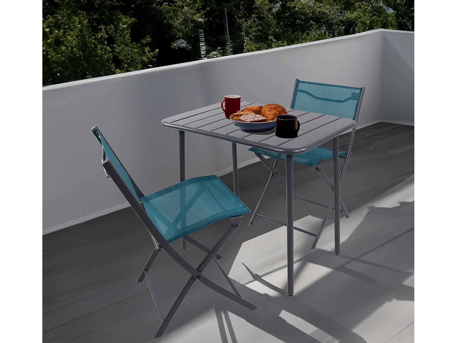 Garden furniture set Sumila Turquoise 0