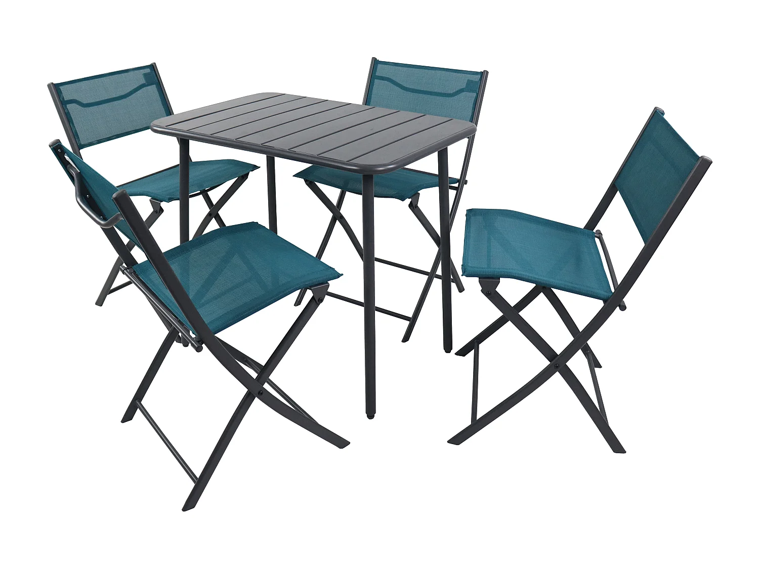 5 tlg. Bistroset Balkonset Gartenset Sumila 80x55