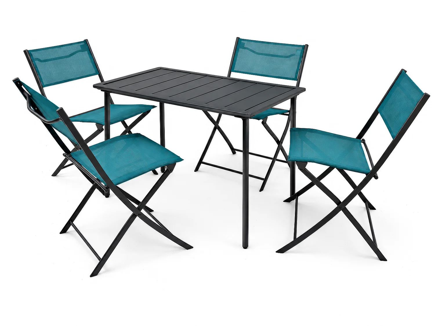 5 tlg. Bistroset Balkonset Gartenset Sumila 80x55