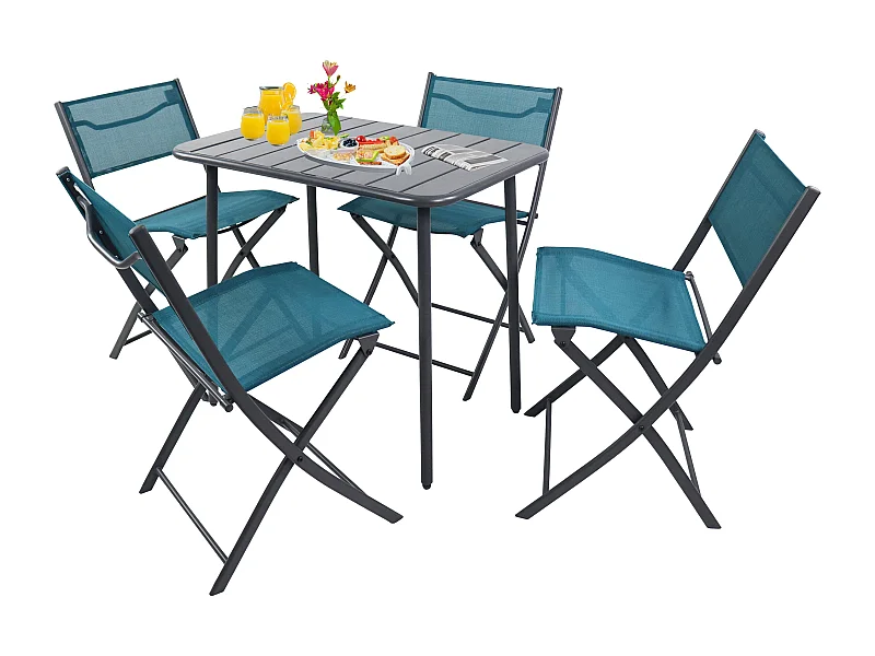 Garden furniture set Sumila Turquoise 0