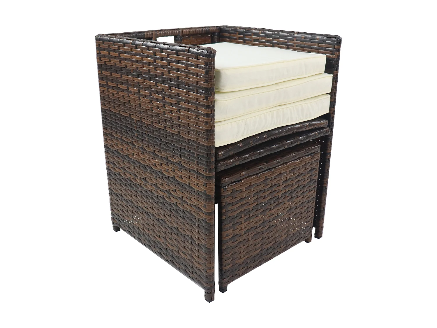 9 pz gruppo di posti a sedere mobili da giardino set rattan