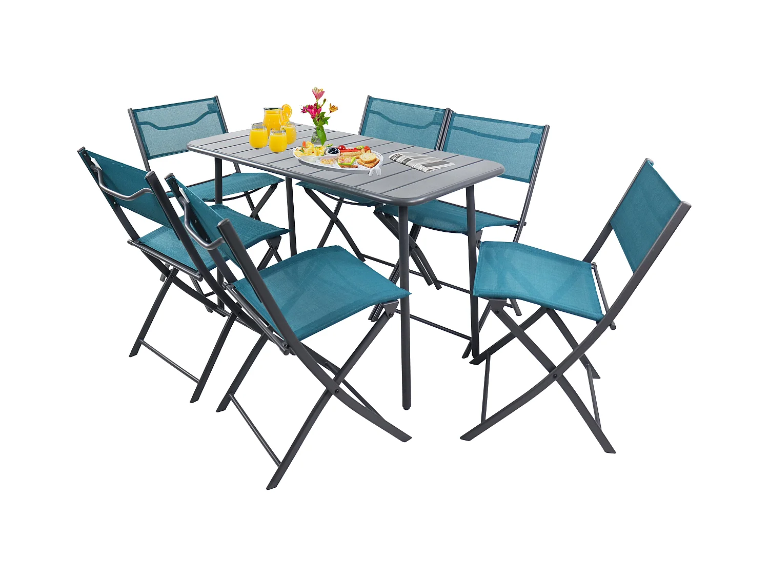 Garden furniture set Sumila Turquoise 0