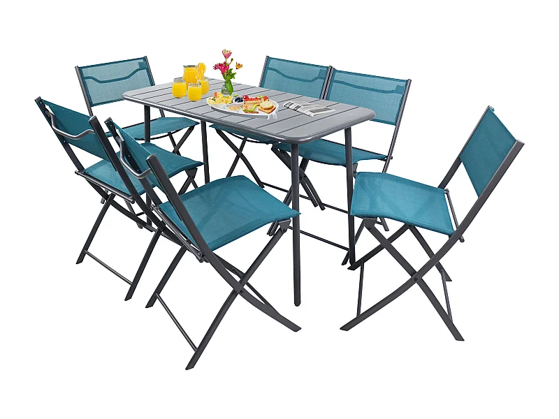 Garden furniture set Sumila Turquoise 0