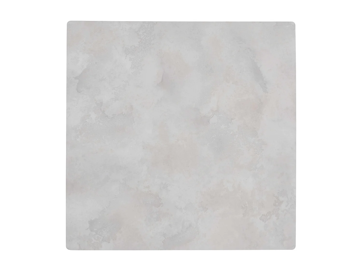 Ensemble table haute stratifié béton gris clair et 2 chaises blanc