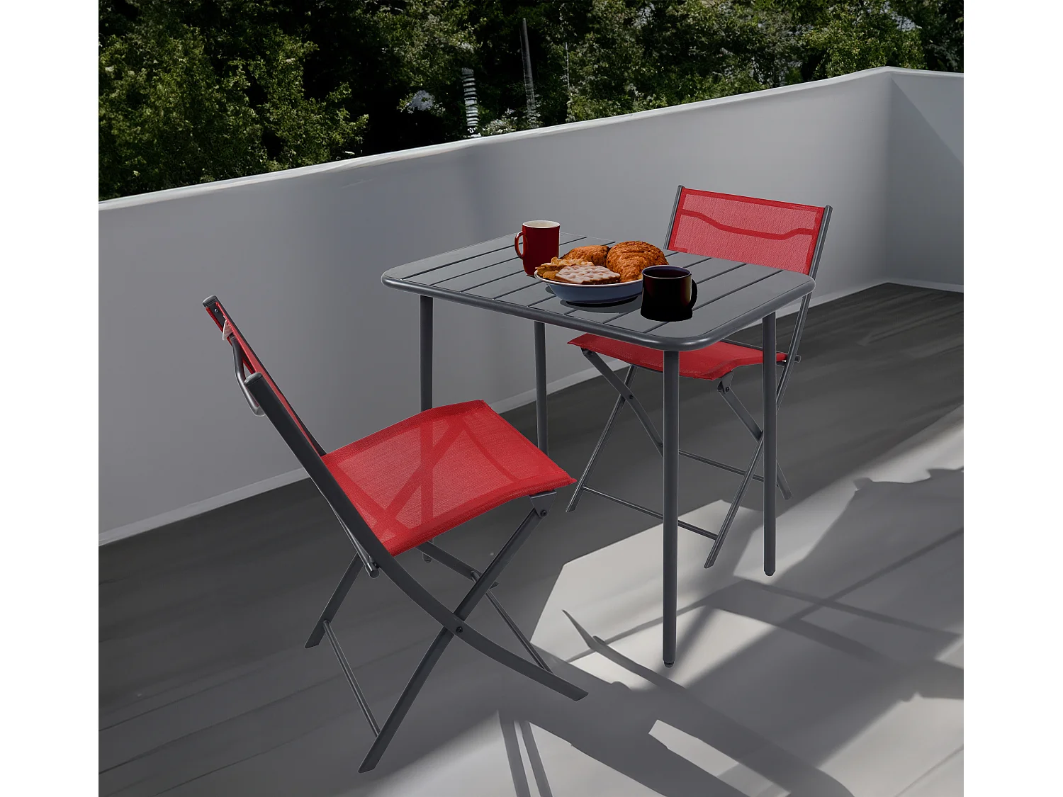 Garden furniture set Sumila Red 0