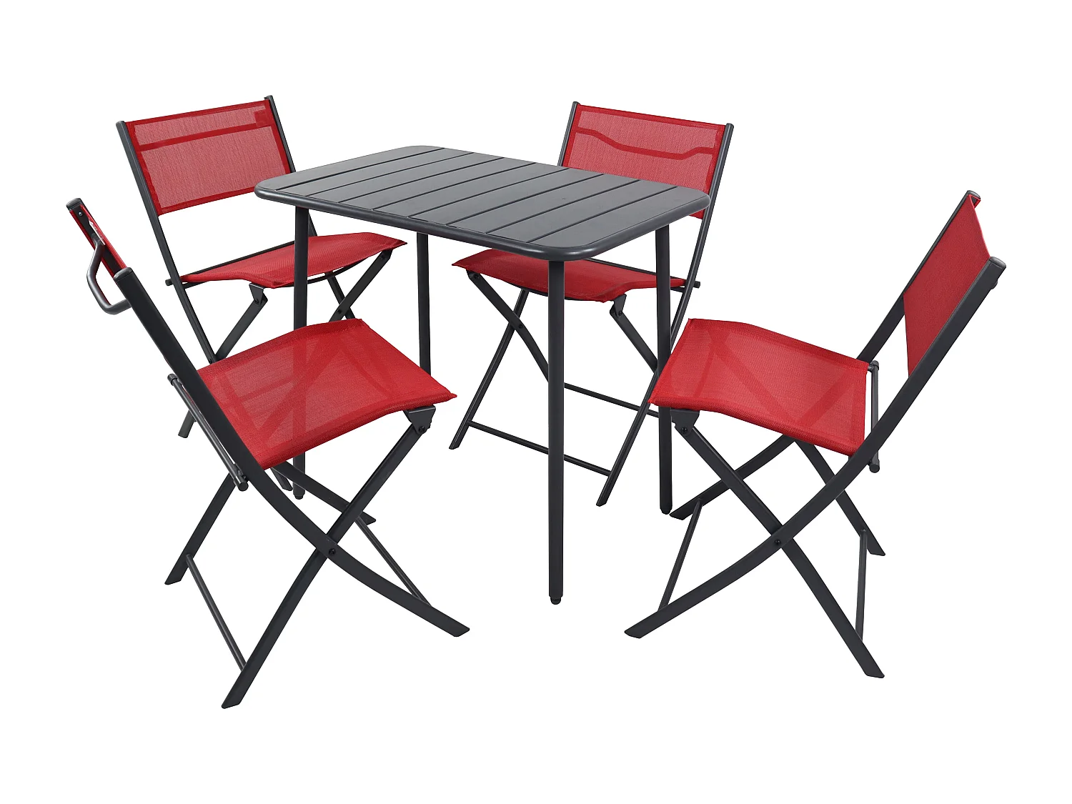 5 parti Bistroset Set Balcone Giardino Sumila